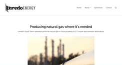 Desktop Screenshot of laredoenergy.com